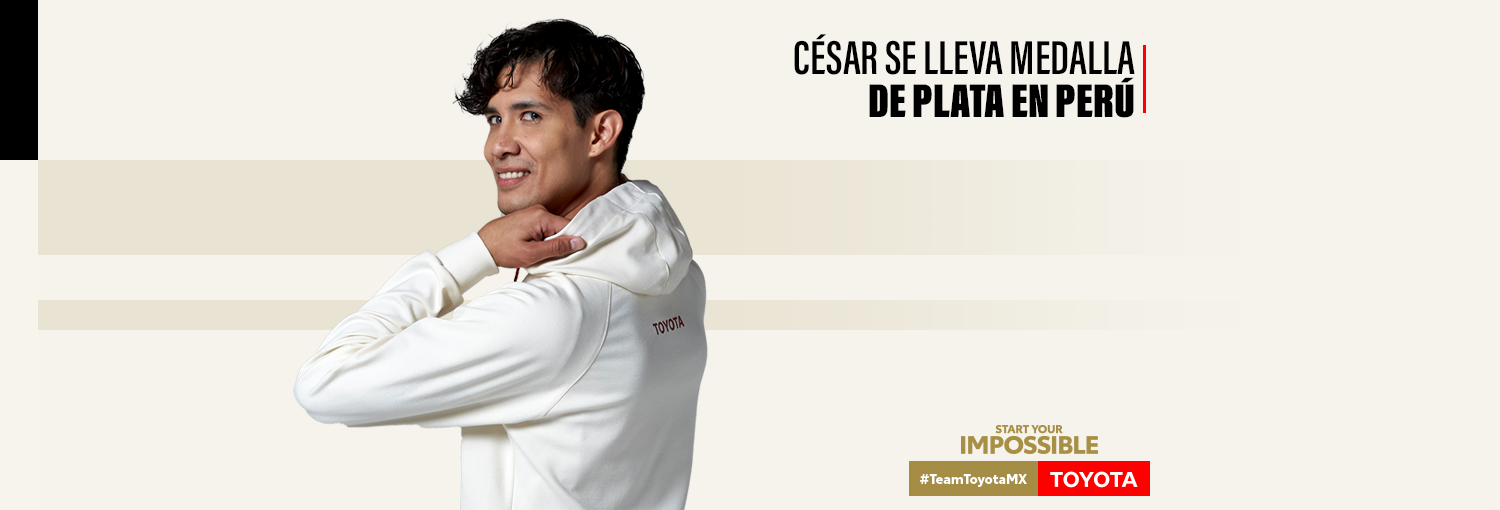 César se lleva medalla de plata en Perú